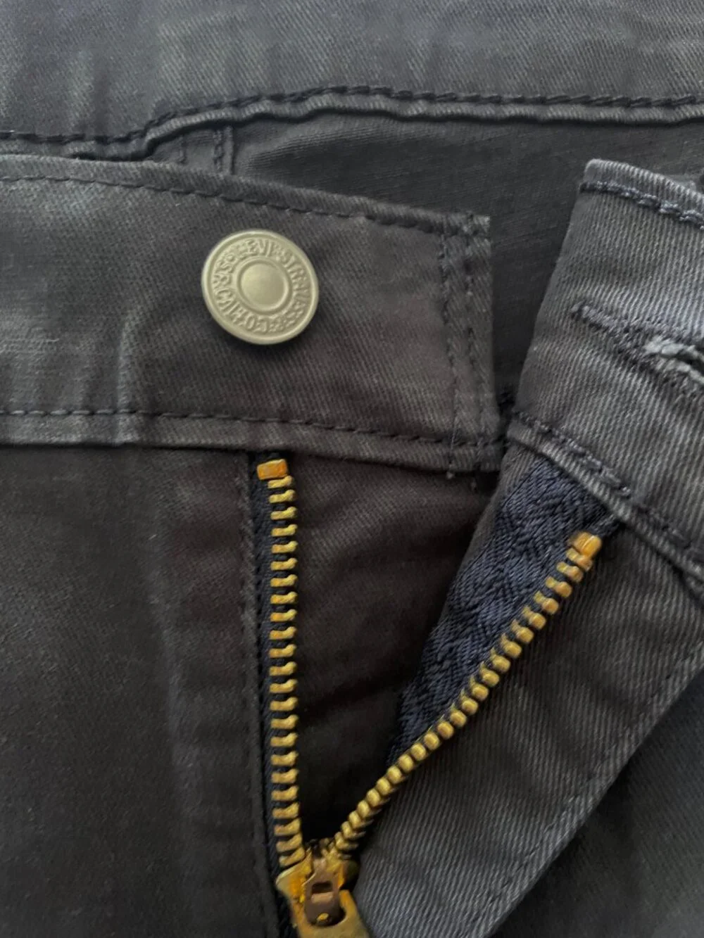 NEW Levis 514 Straight Fit Stretch Pants Mens 36x34 NWT Black Cotton Blend Chino